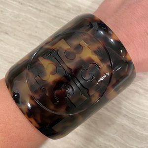 Tory Burch resin cuff bracelet